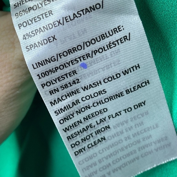 Maggy London Women’s 12 Green High Neck Jumpsuit Workwear Office Occasion NWT - Picture 10 of 10